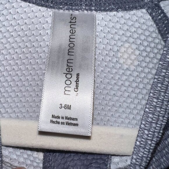 NWT Modern Moments by Gerber Baby Rash Guard Swimsuit Blue Lemons Size 3-6M - Picture 3 of 7